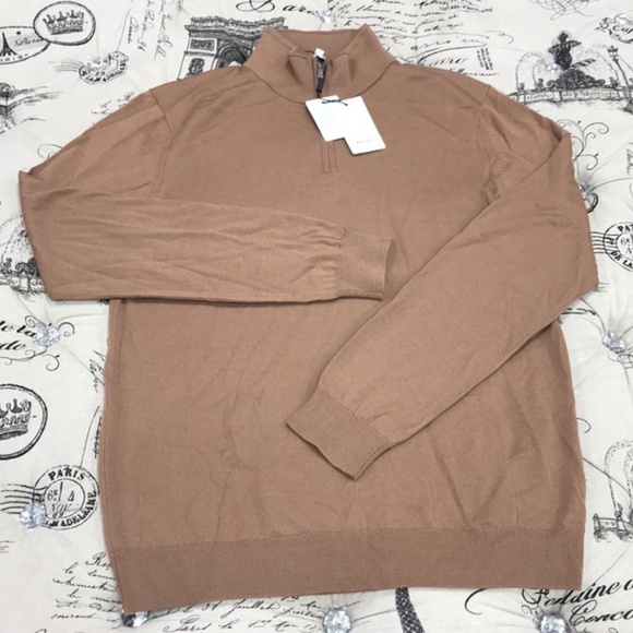 Men's Reiss Blackhall Wool Half Zip Pullover - Picture 4 of 8